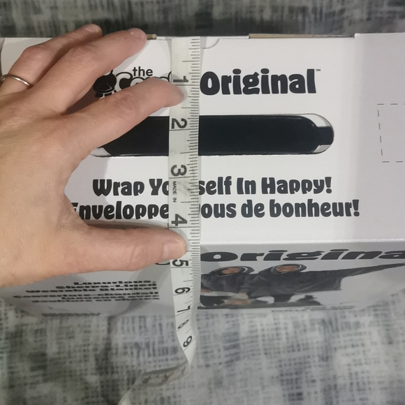 The Comfy Original Luxurious Sherpa Lined Wearable Blanket Charcoal NWT NEW - Picture 13 of 13